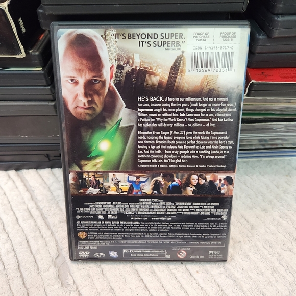 🎬3/15 Superman Returns DVD - Picture 3 of 4